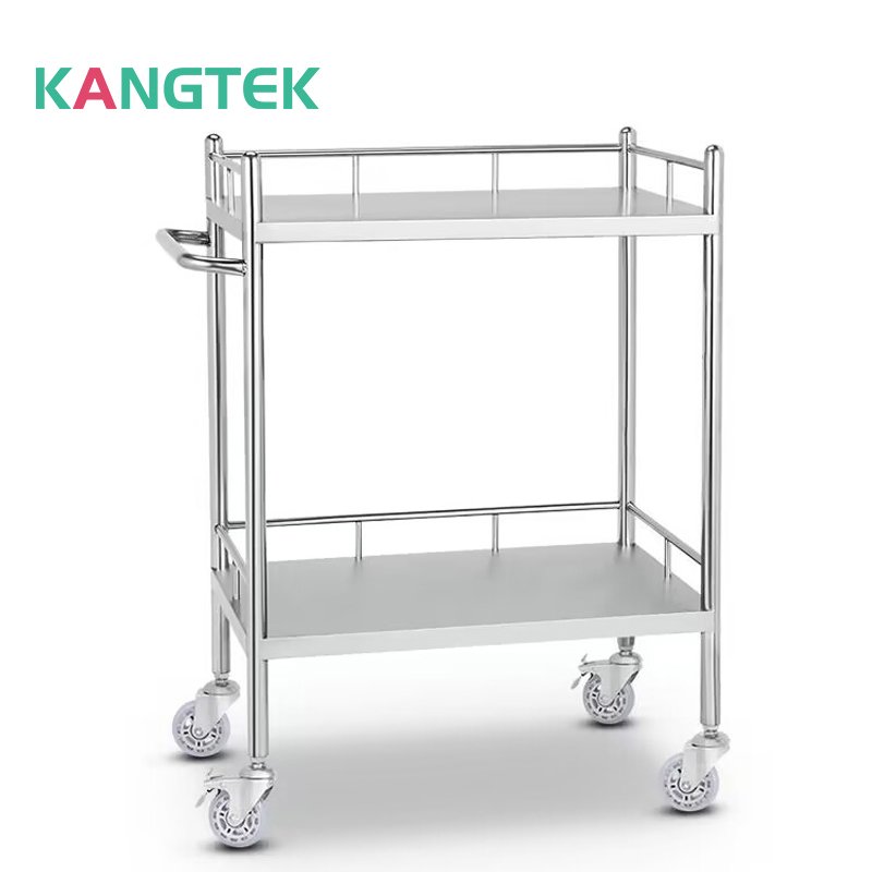 Hot Selling High Quality Hospital Or Clinic Stainless Steel Medical trolley Anesthesiologist Cart For Easy Sliding
