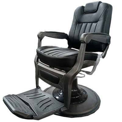 Retro Barber Chair Men's Upside Down Lifting Hairdressing Custom Cowhide Stereotype Cotton Design