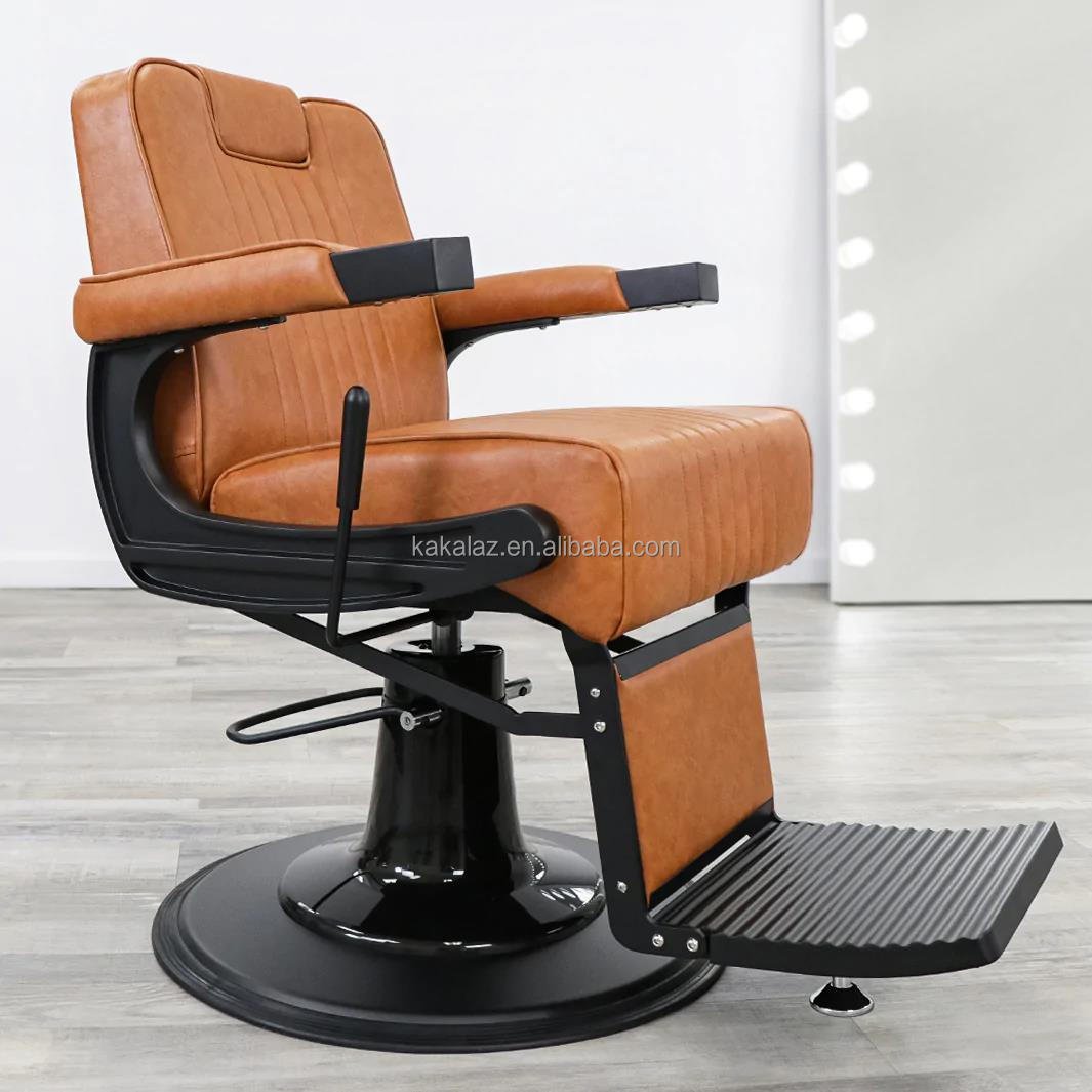Professional Quality Barber Chair from Factory Salon shop black Hydraulic chair