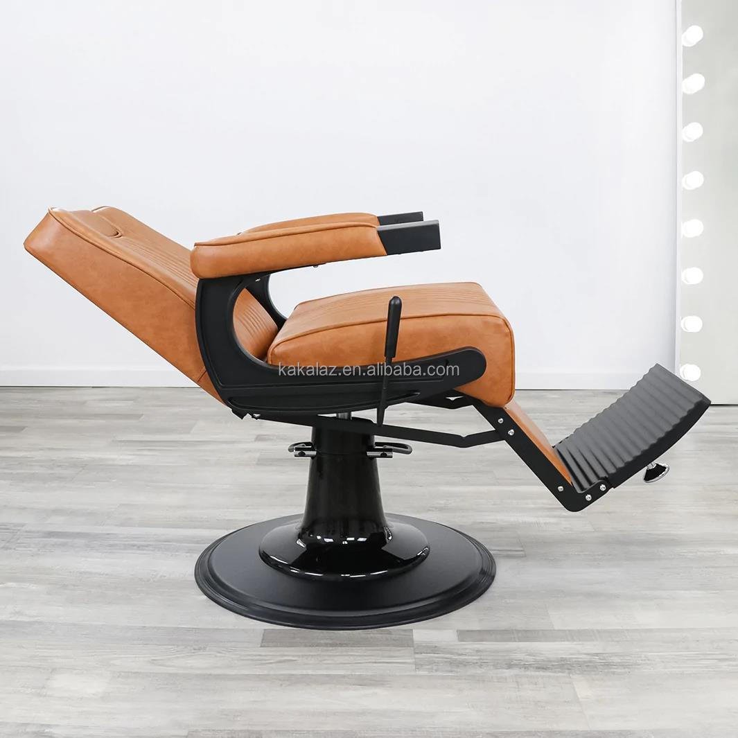 Professional Quality Barber Chair from Factory Salon shop black Hydraulic chair