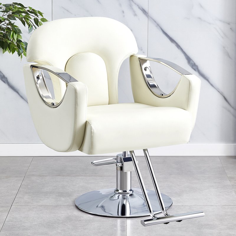 modern salon chair Salon Barber Chair For Sale Antique Style Gold Barber Shop Hair Styling Chair