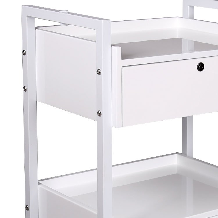 Economical And Convenient 2 Layer Beauty And Hairdressing Handcart Manual Hairdressing Handcart