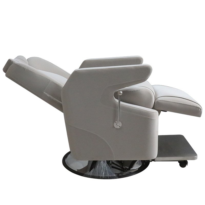Semi-automatic barber chair, one motor can automatically lift barber shop salon furniture