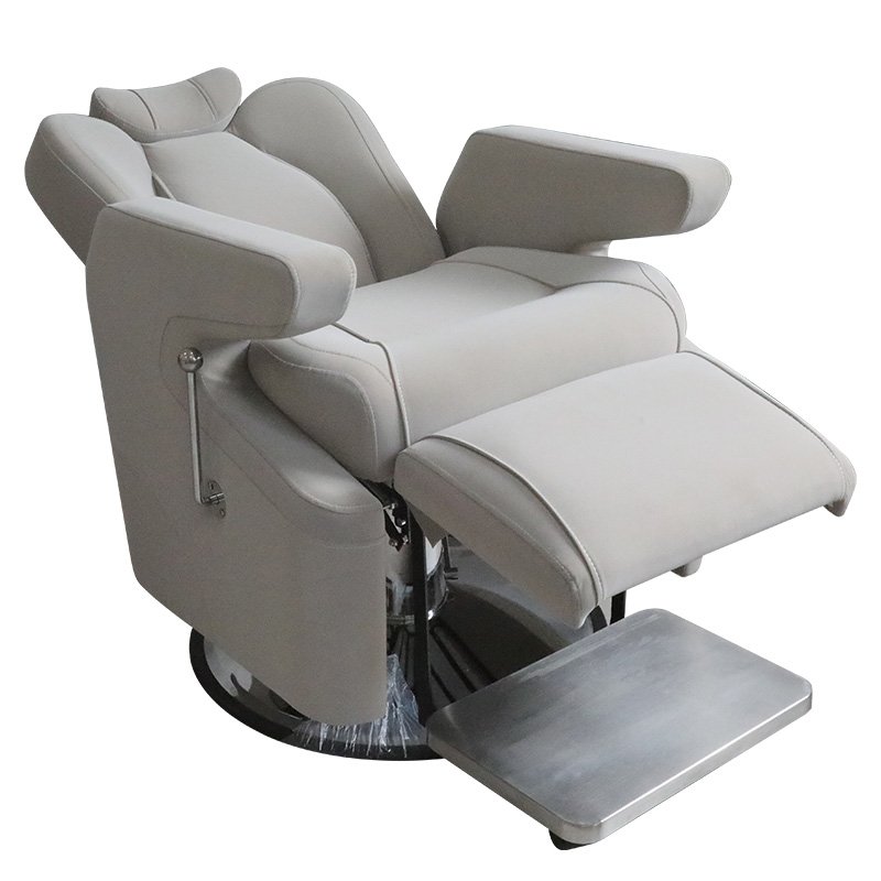 Semi-automatic barber chair, one motor can automatically lift barber shop salon furniture