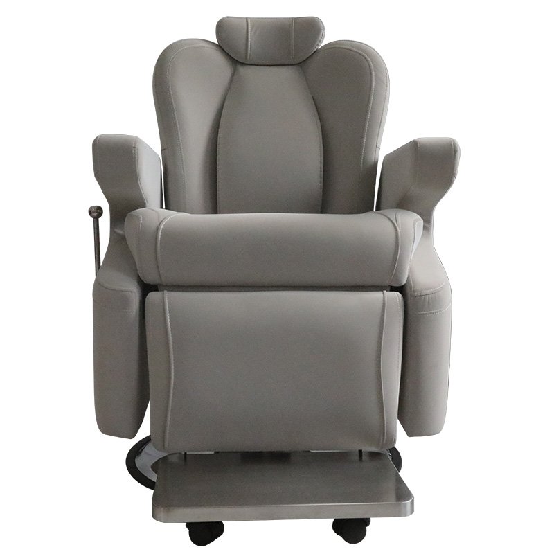 Semi-automatic barber chair, one motor can automatically lift barber shop salon furniture
