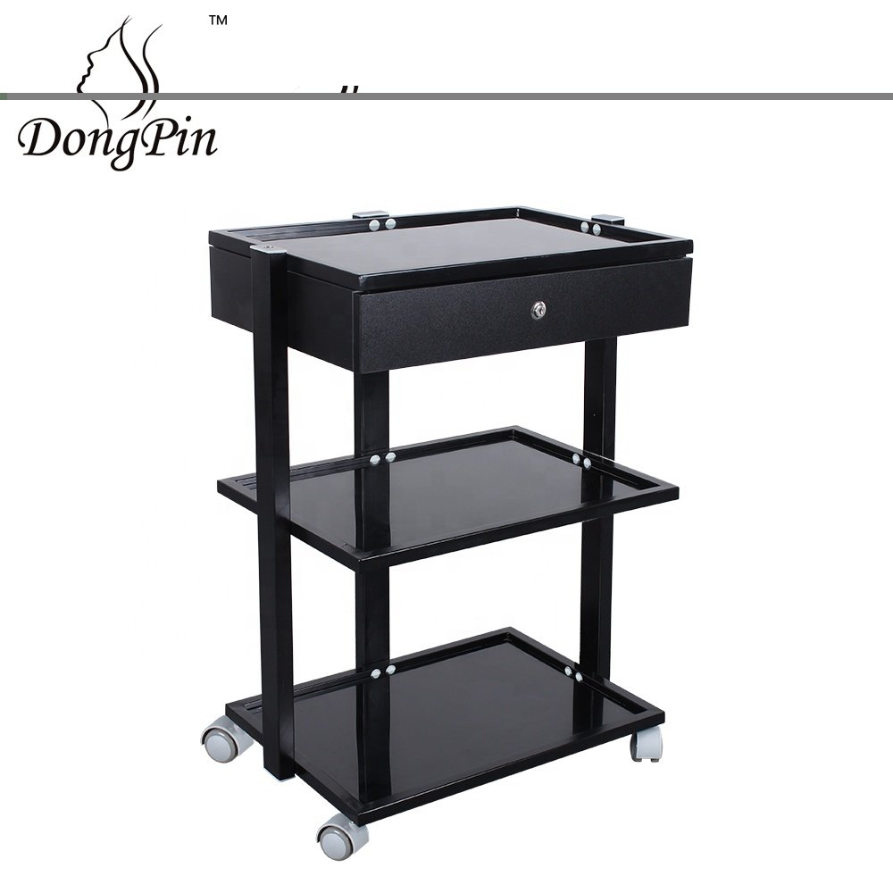 Mobile High-Quality Hair Salon Styling Cart Beauty Salon Tool Cart Hair Salon Trolley