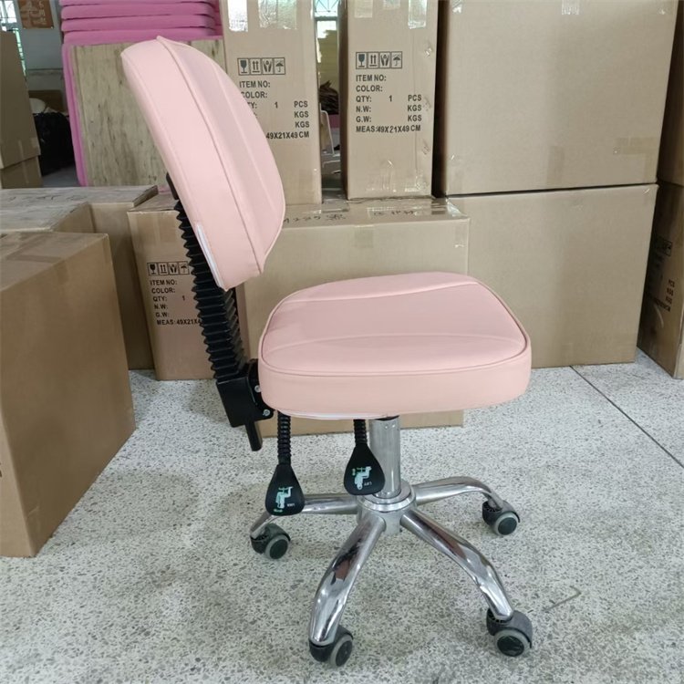 wholesale nail spa chair mobile pink manicure pedicure technical chair