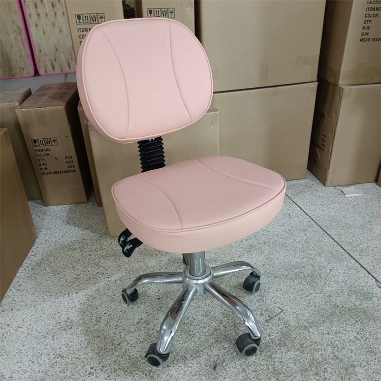 wholesale nail spa chair mobile pink manicure pedicure technical chair