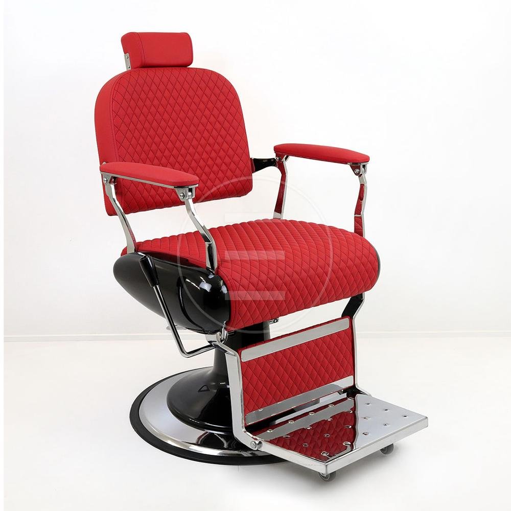Classic vintage style chair barber for barbershop - Made in EUROPE