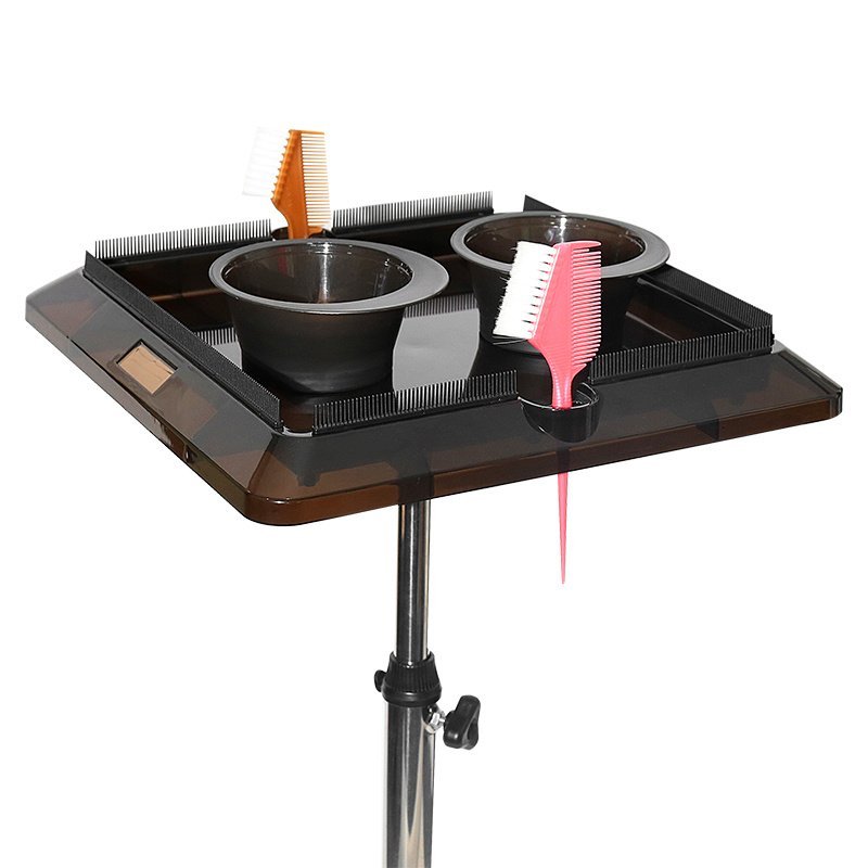 2024 new hair extension display stand with stainless steel tube support