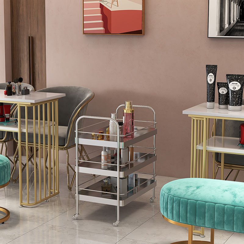 Hot Sale Salon Furniture Beauty Machine Trolley Makeup Spa Manicure And Pedicure Salon Cart With Drawers For Salon