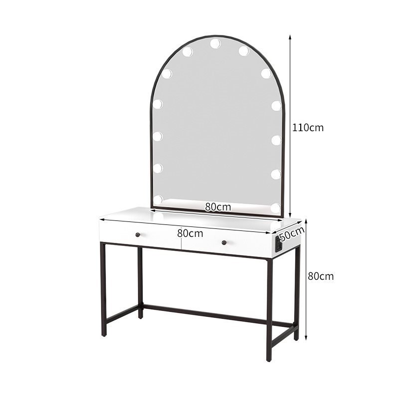 Dresser Studio Makeup Store Photography Beauty Salon Professional Makeup Table with Lights Wedding Salon Furniture Barber Chair