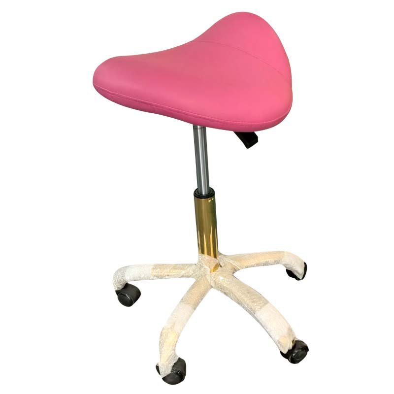MOQ 1 Classic European Cheap Salon Pink Stool Master Chair Pedicure Stool 10 Years Warranty