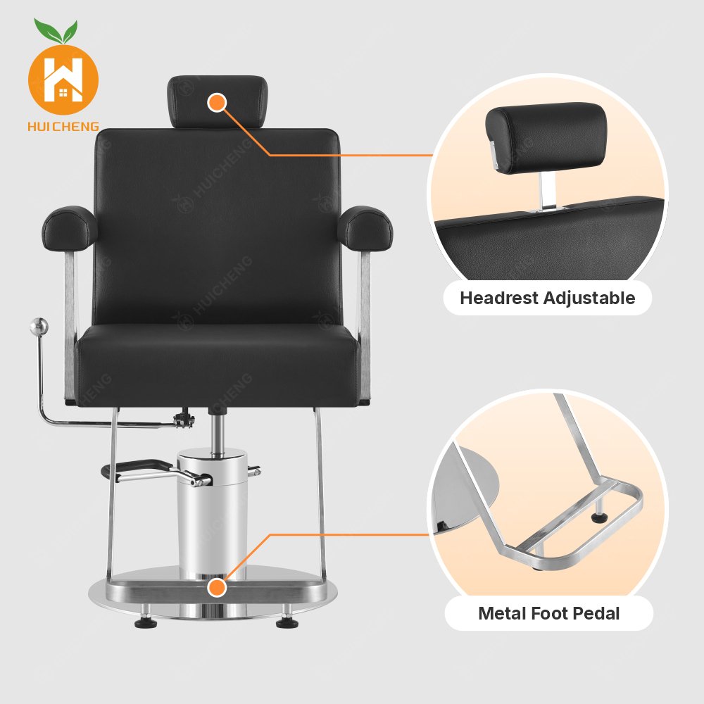New Design Beauty Salon Furniture Styling Reclining Barber Chair for Sale LC334
