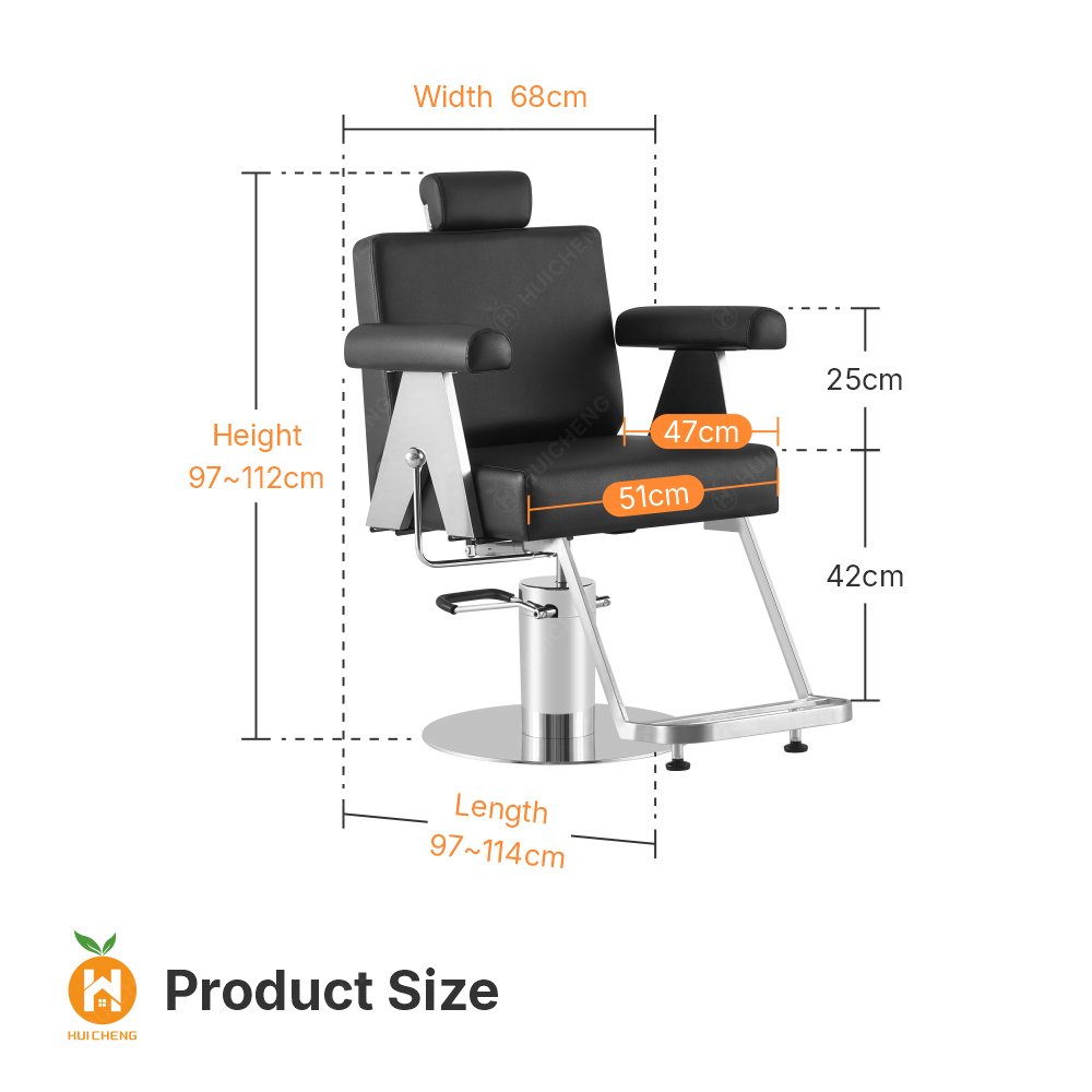 New Design Beauty Salon Furniture Styling Reclining Barber Chair for Sale LC334