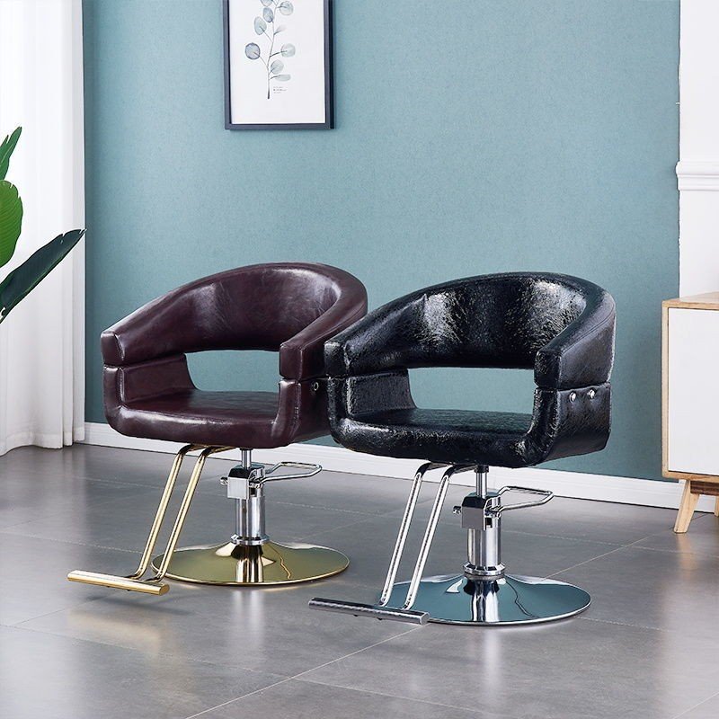 Cheap Modern Popular Hair Salon Barber Chairs Recliner Lift Down Barber Chairs With Footrest