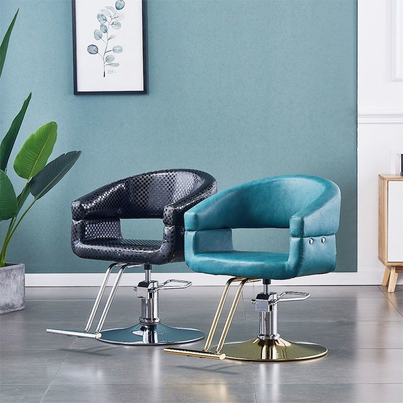 Cheap Modern Popular Hair Salon Barber Chairs Recliner Lift Down Barber Chairs With Footrest