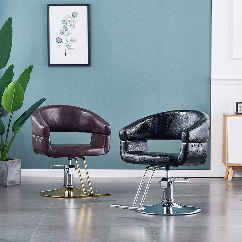 Cheap Modern Popular Hair Salon Barber Chairs Recliner Lift Down Barber Chairs With Footrest