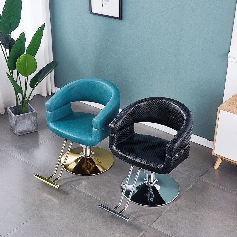 Cheap Modern Popular Hair Salon Barber Chairs Recliner Lift Down Barber Chairs With Footrest