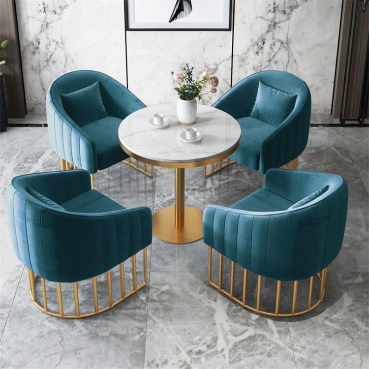 Kisen Beauty Spa Furniture Modern Waiting Sofa Reception Room Customer Chair with Table for Sale