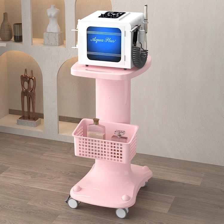 Factory wholesale ABS beauty salon furniture with plug-in board high quality hot selling beauty car with basket trolley