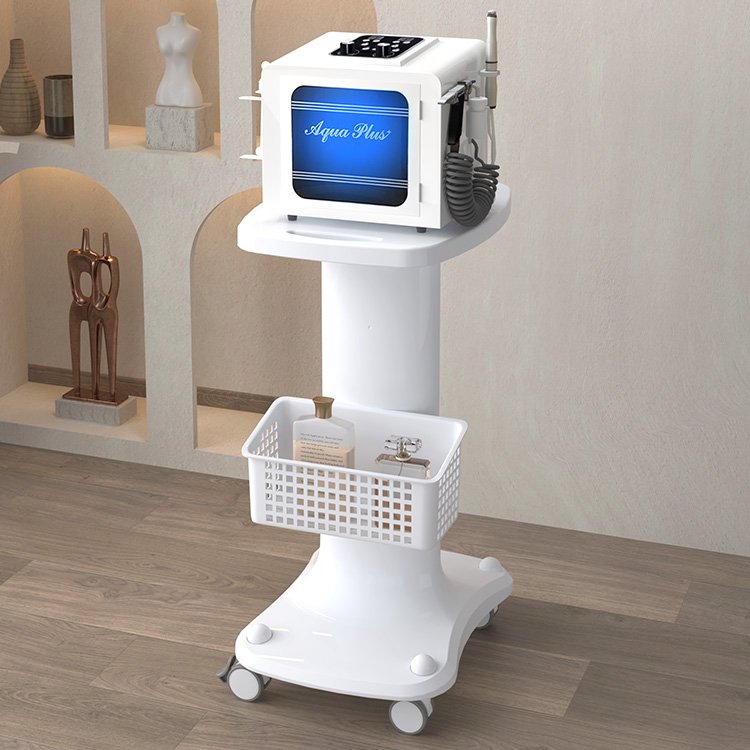 Factory wholesale ABS beauty salon furniture with plug-in board high quality hot selling beauty car with basket trolley