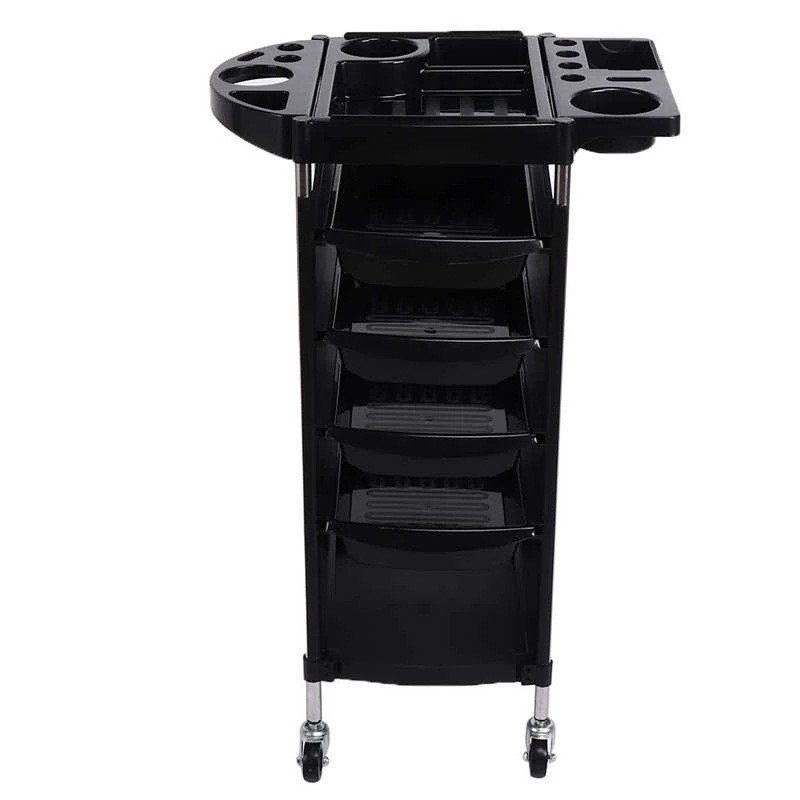 Multi-function Salon Trolley Cart with Wheels Hair Cart Rolling Storage Organizer Barber Station