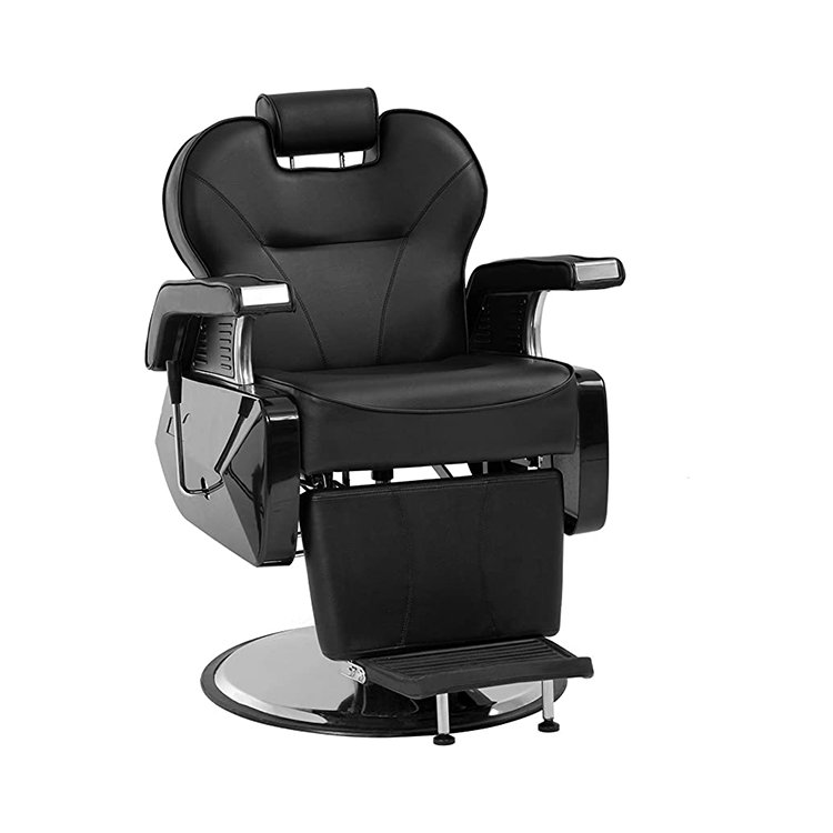 Customized Wholesale classic barber shop furniture chair heavy duty antique barber chair barber chair synthetic leather