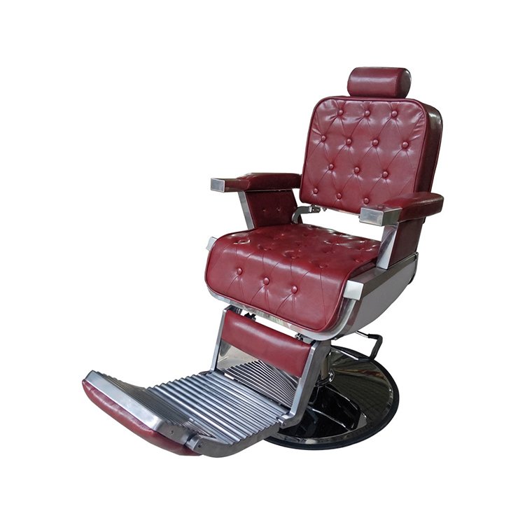 Customized Wholesale classic barber shop furniture chair heavy duty antique barber chair barber chair synthetic leather