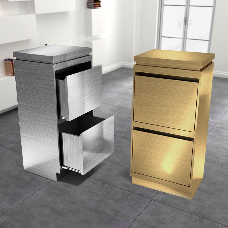 Modern luxury Barber Tool Cabinet Barber Shop Beauty Salon Special Trolley Salon Furniture Stainless Steel Drawer Tool Cabinet