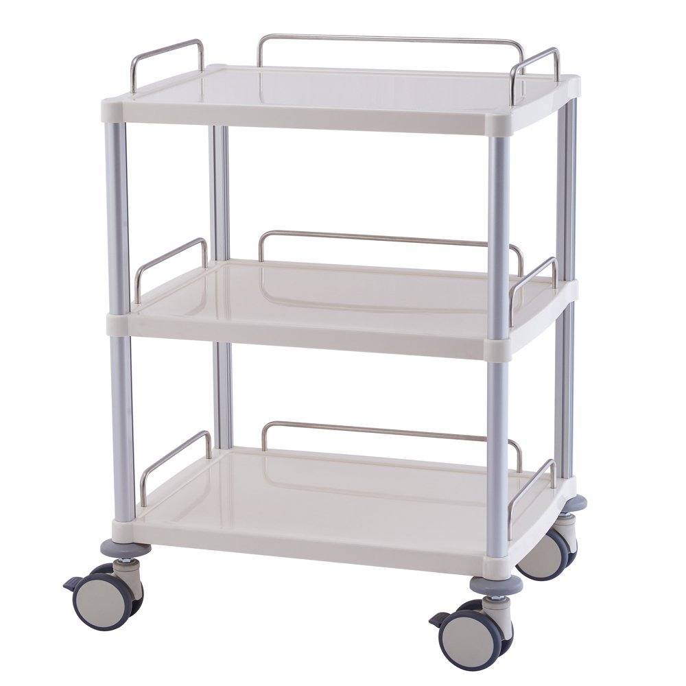 NT-13 Factory Price Hospital Medical Nursing Treatment Trolley Cart with Drawers