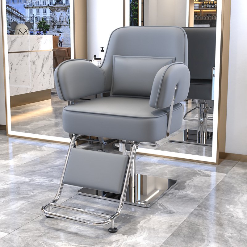 Modern rotation salon chair with pedal adjustable up and down Can Be Tilted Down salon furniture barber chair