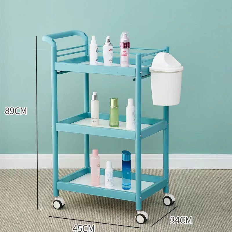 New Item Multifunctional Trolley Commercial with Wheels Tier Trolley Beauty Salon Spa Cart