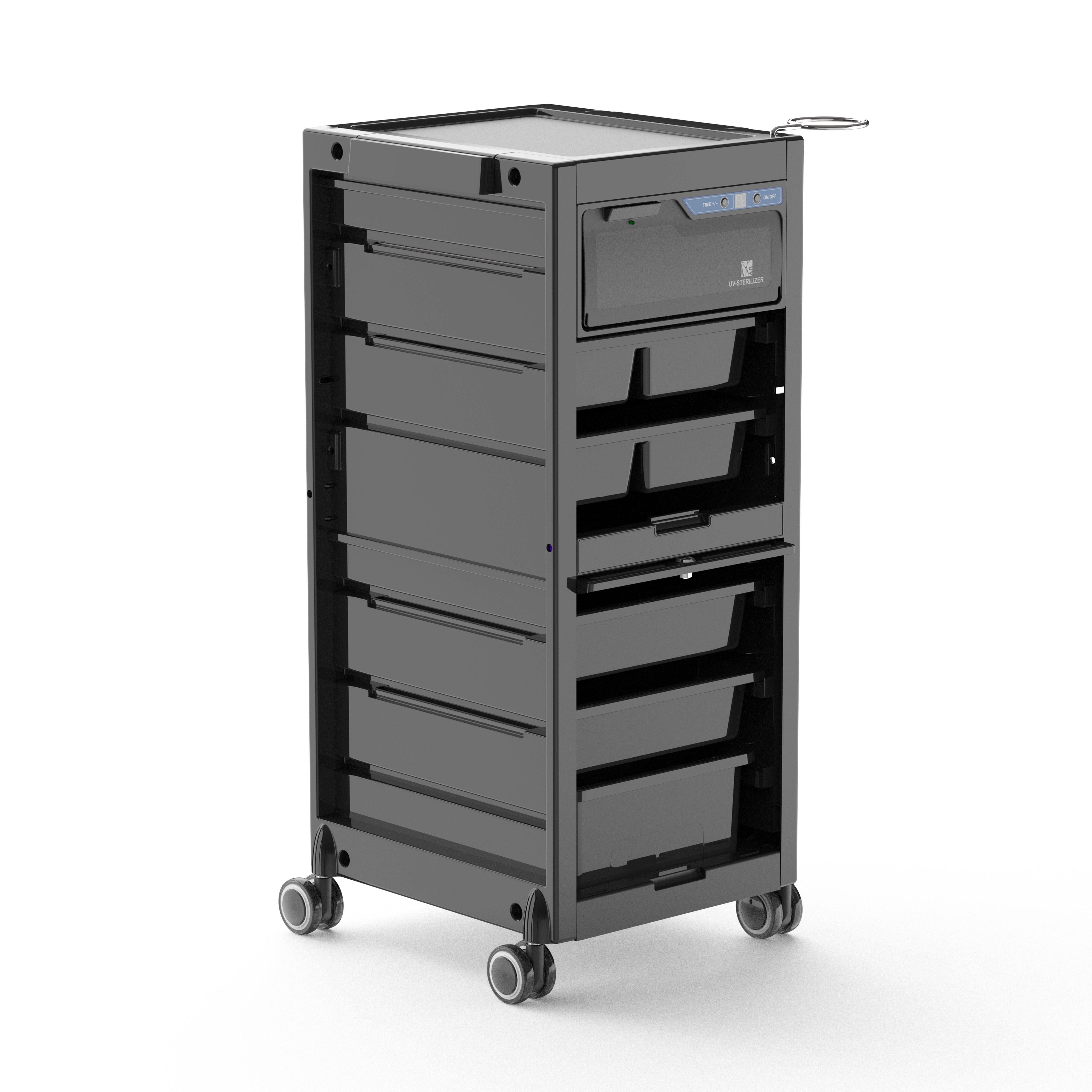 Beauty Salon Hairdressing Trolley Cart Salon Furniture Mall Products School Things Plastic Fashionable Modern China Customized