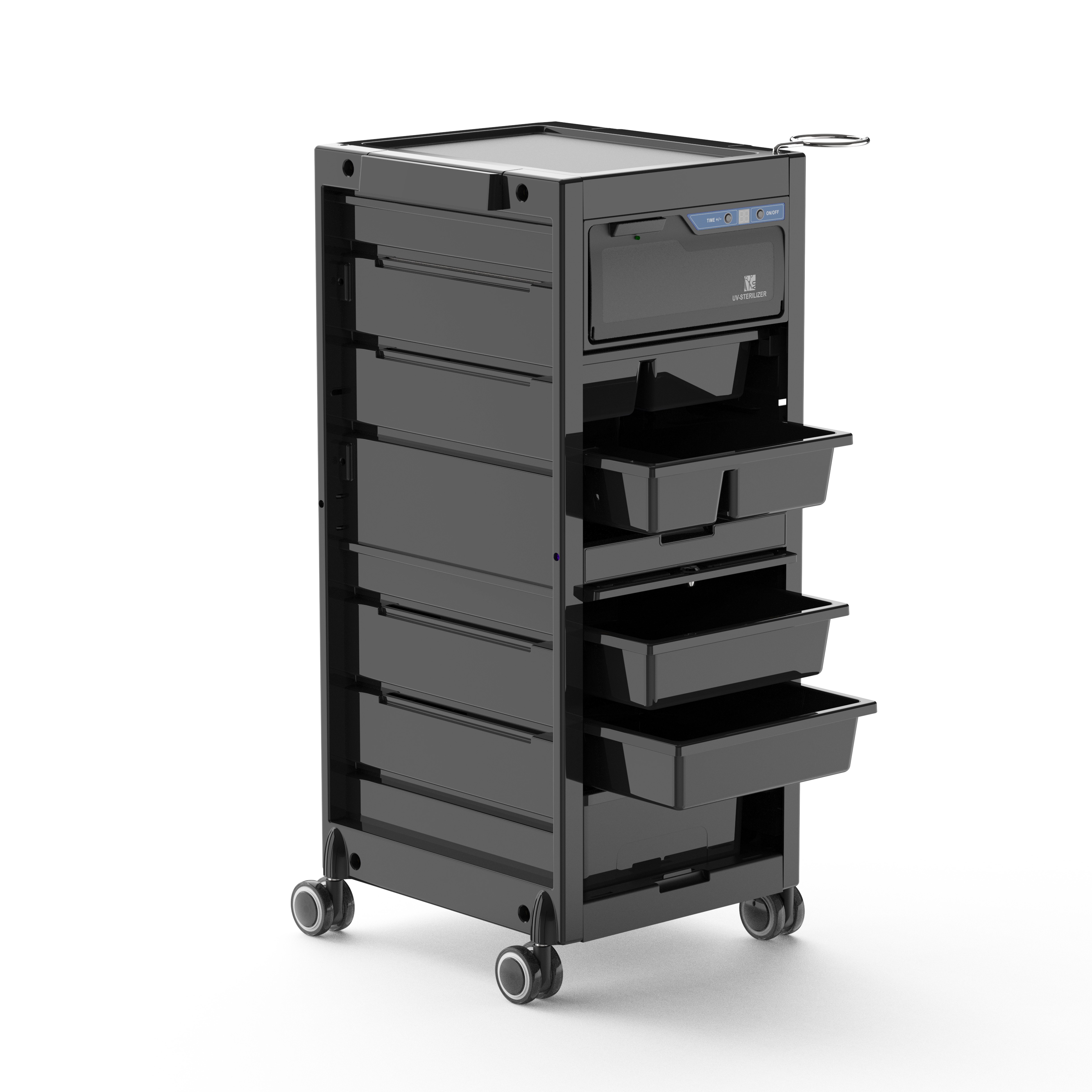 Beauty Salon Hairdressing Trolley Cart Salon Furniture Mall Products School Things Plastic Fashionable Modern China Customized