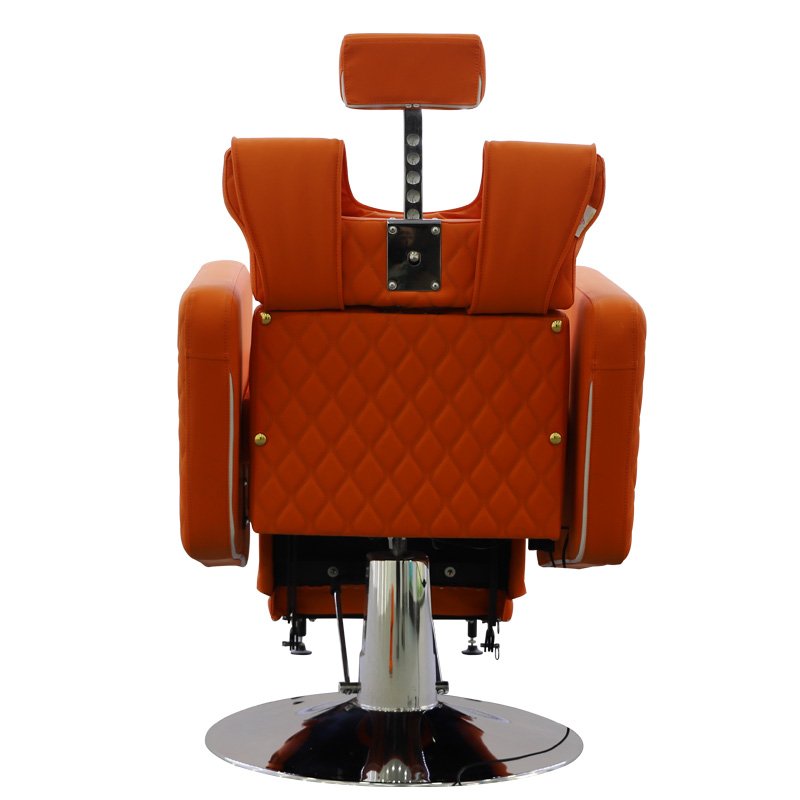 2024 Red Barber and Salon Chair with Massage Feature Synthetic Leather Styling Chair for Spa Hotel Beauty Salons Barbershops