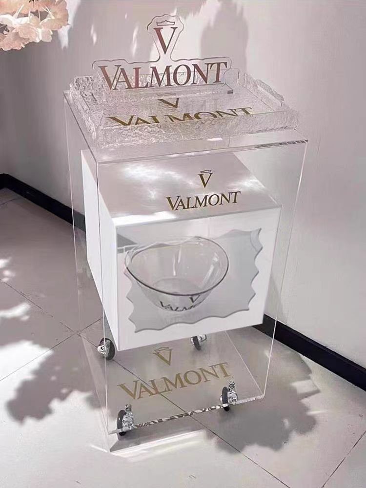 Beauty salon acrylic cart hairdressing shop instrument tool cart movable cart can be customized logo