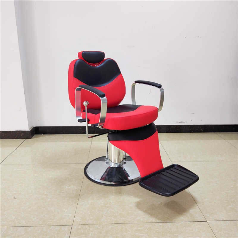 Promotion Chair Barber White Red Portable Used For Sale Golden Hair Salon Istanbul Men Second For Wholesale