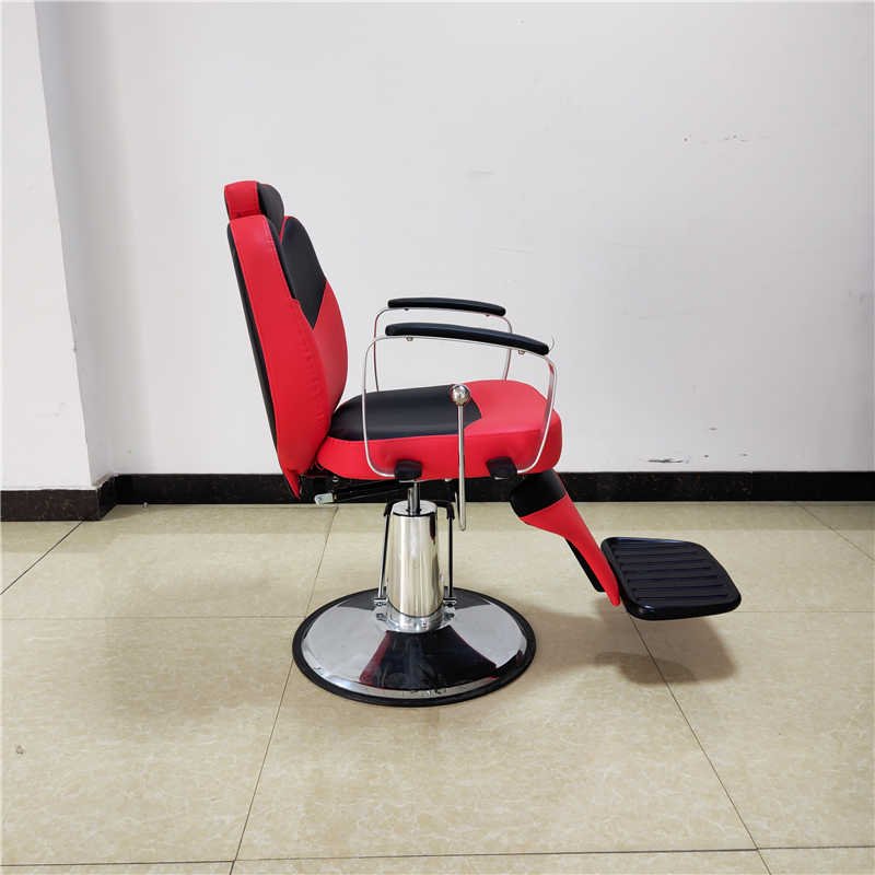 Promotion Chair Barber White Red Portable Used For Sale Golden Hair Salon Istanbul Men Second For Wholesale
