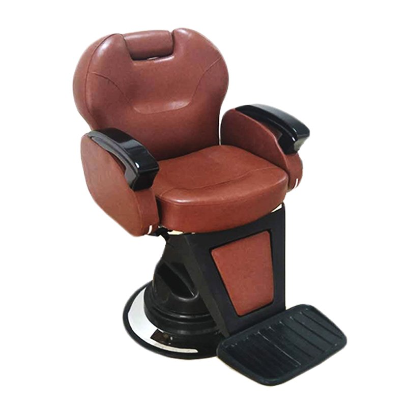 Factory Supply Comfortable Black Patent Wide Barber Hair Salon Chair For Barber