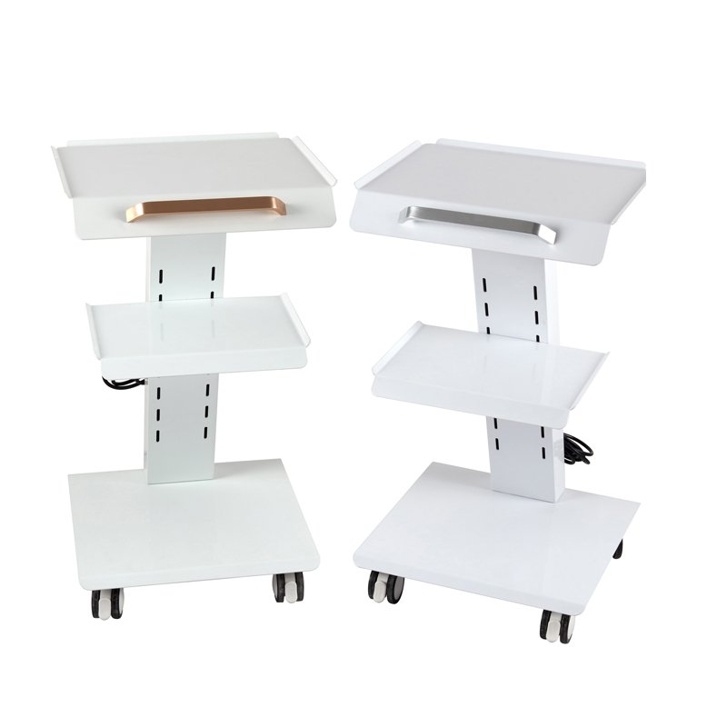 Yimmi Beauty Salon Trolley Furniture Metal Medical Dental Trolley With Socket Beauty Trolley