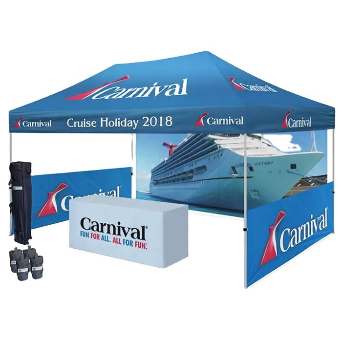 10ft x 10ft Outdoor Waterproof Cheap Custom Printed Aluminum Profile Trade Show Easy Pop Up Canopy Tent