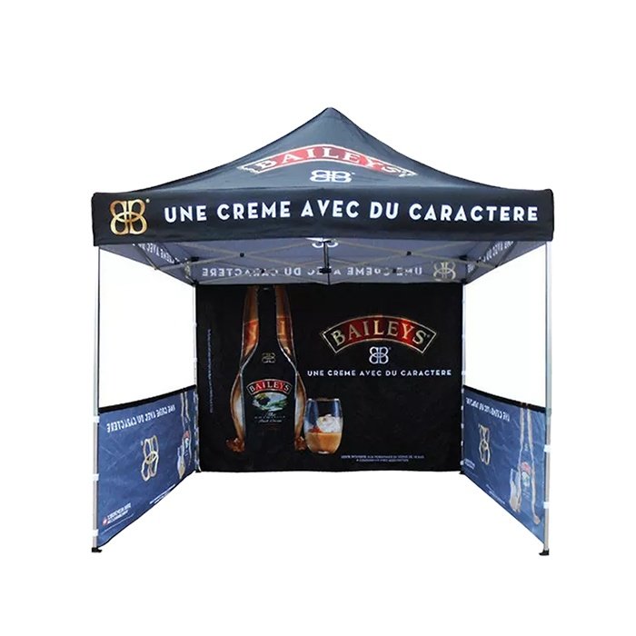 10ft x 10ft Outdoor Waterproof Cheap Custom Printed Aluminum Profile Trade Show Easy Pop Up Canopy Tent