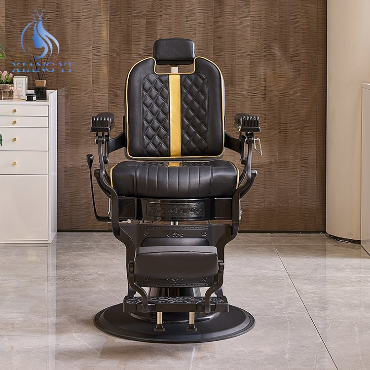 Heavy duty Hydraulic Pump Men Salon Reclining hairdressers chairs vintage Barber Chair