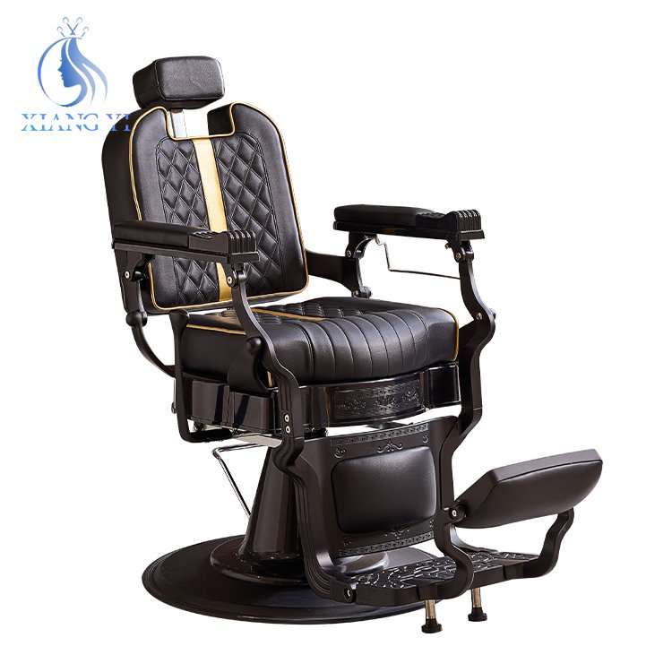 Heavy duty Hydraulic Pump Men Salon Reclining hairdressers chairs vintage Barber Chair