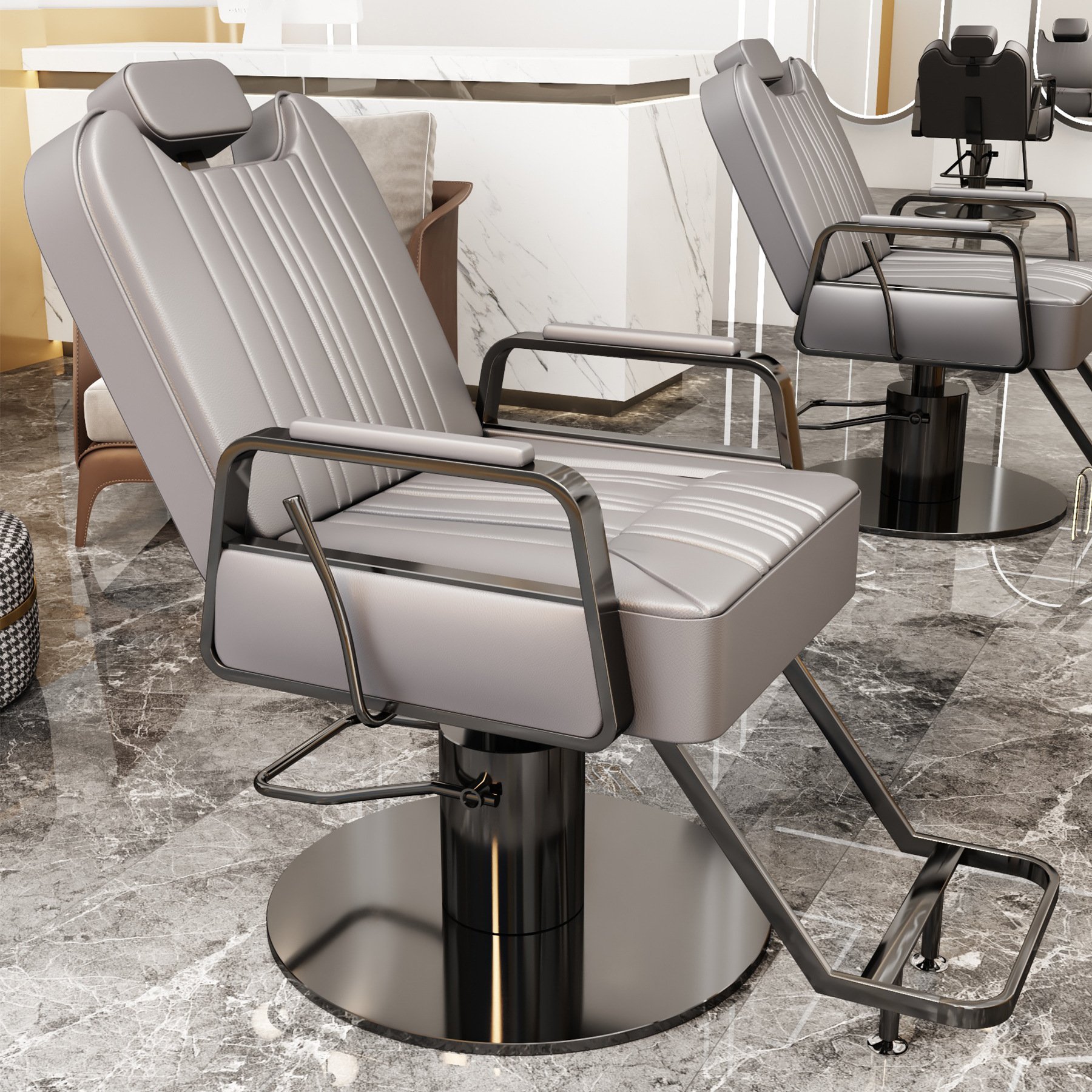 High quality salon furniture barber shop hairdressing chair barber chair wholesale salon equipment