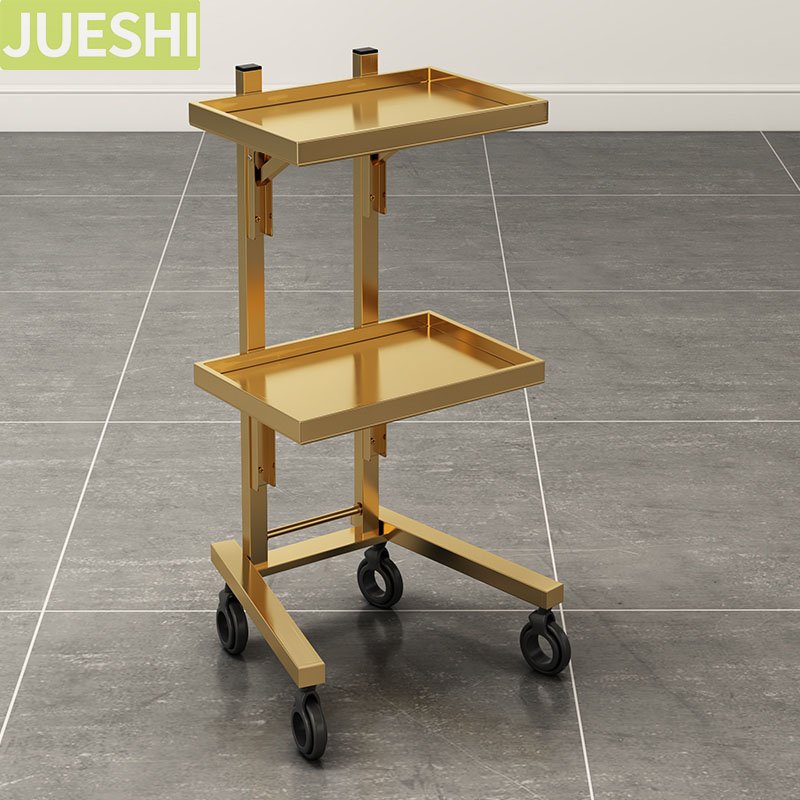 JUESHI Stainless Steel Trolley Beauty Salon Equipment Cabinet With Tools For Barber Hairdresser Beauty Salon Tools Cart Factory