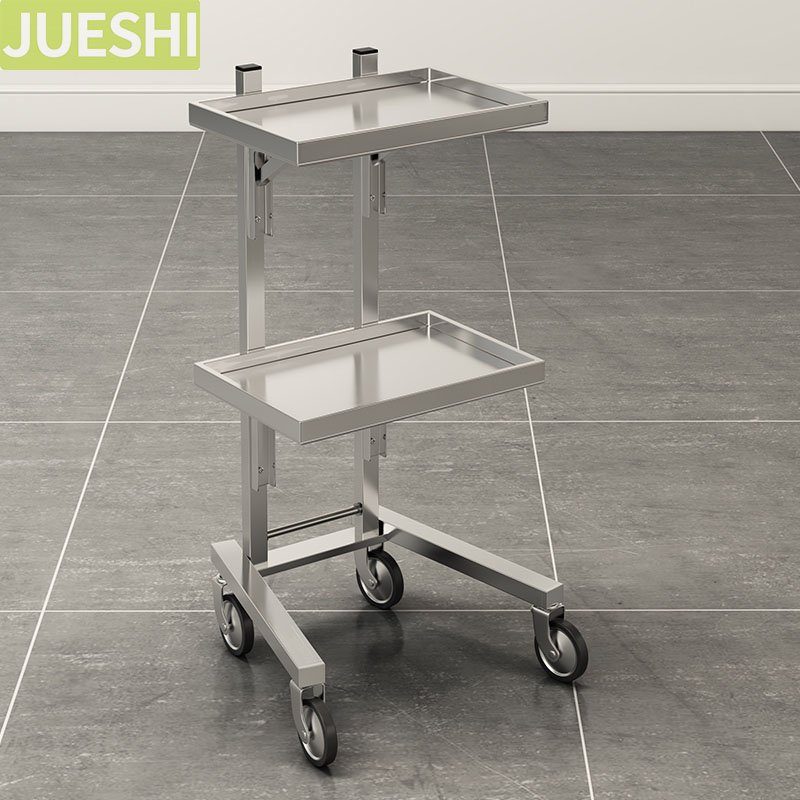 JUESHI Stainless Steel Trolley Beauty Salon Equipment Cabinet With Tools For Barber Hairdresser Beauty Salon Tools Cart Factory