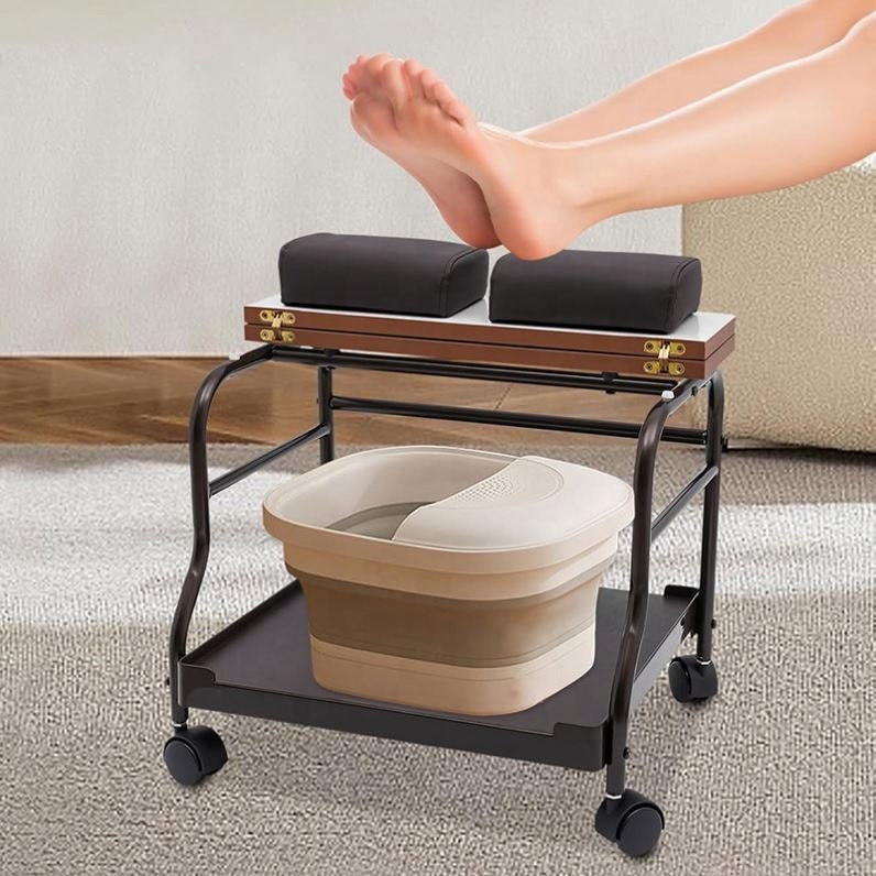 portable manicure pedicure trolley salon furniture pedicure trolley cart for plastic feet soaking tube sink