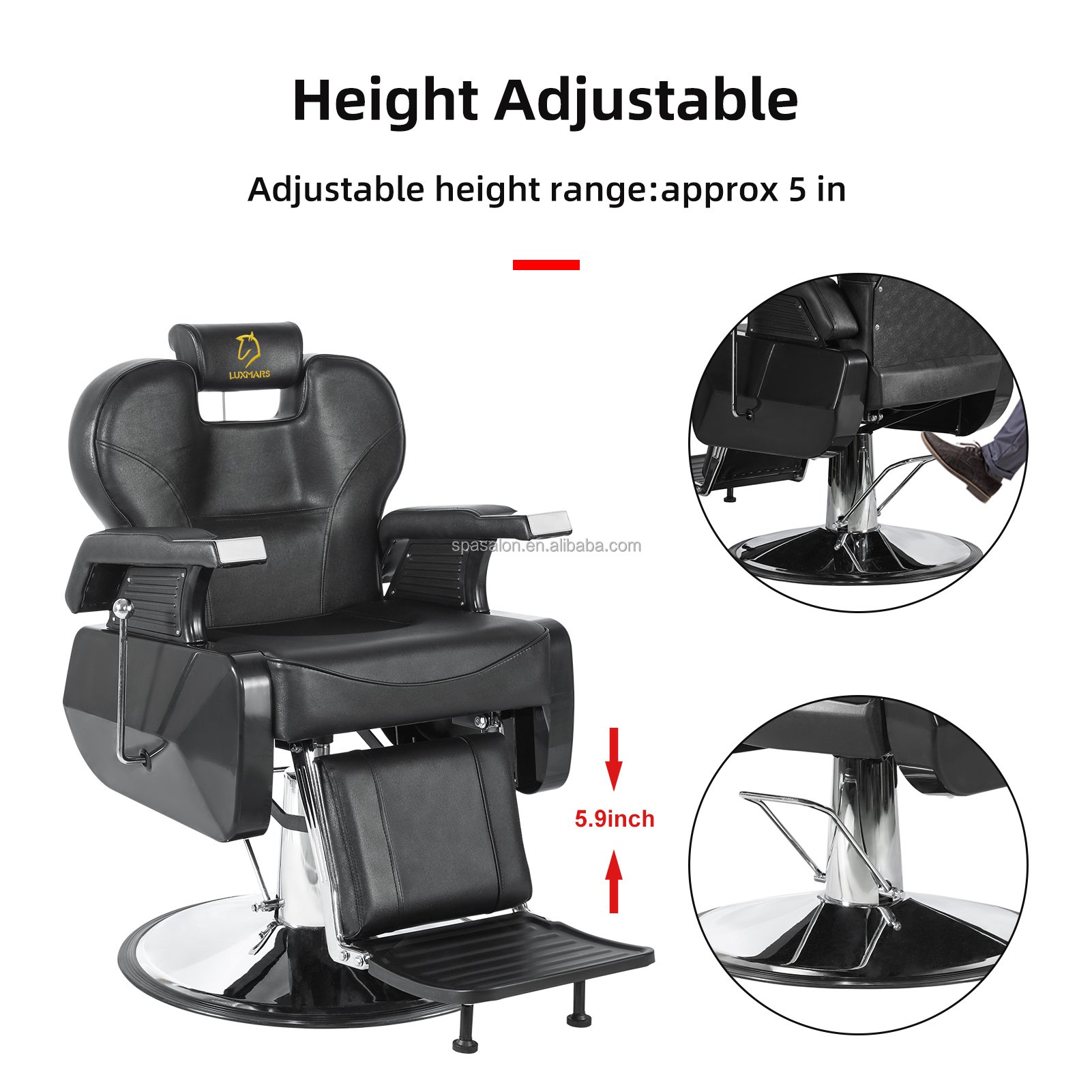 Heavy duty beauty barber chair for barbershop hydraulic chair barber salon furniture hairdressing chair